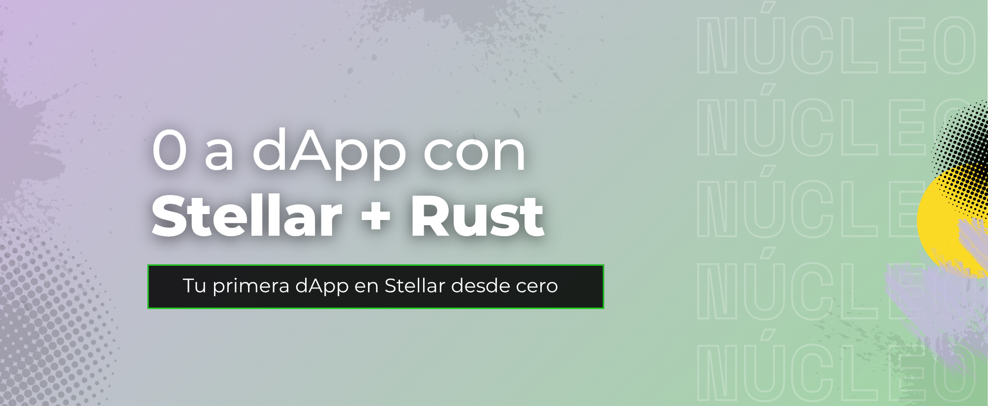 0 a dApp con Rust + Soroban